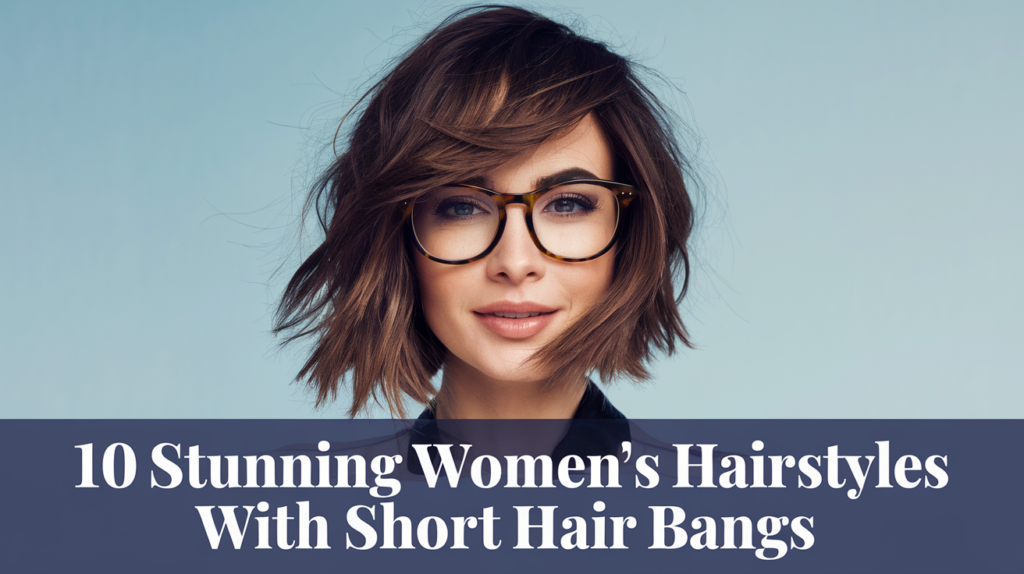 10 Stunning Women’s Hairstyles with Short Hair Bangs