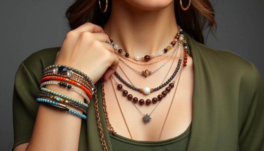 how to layer accessories